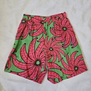 FARM Rio Banana Pitta Linen Shorts SMALL NEW with Tags